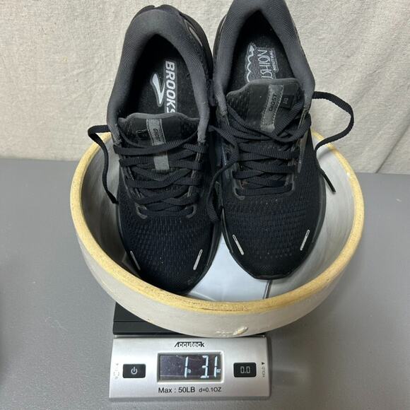 Brooks Womens Black Ghost Running Shoes Size 8.5 B Standard Athletic Sneakers - Picture 9 of 9